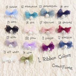 fril ribbon bijou ピアス 5枚目の画像