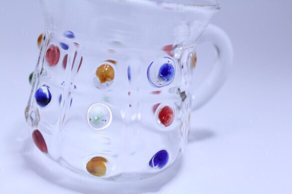 『コーヒーカップ（取っ手部分ストレート）』耐熱ガラス 2枚目の画像