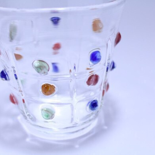 カラフルかわいいコップ』耐熱ガラス グラス がらすや工房大川内