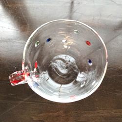 『スープカップ』赤　Sサイズ　耐熱ガラス 4枚目の画像