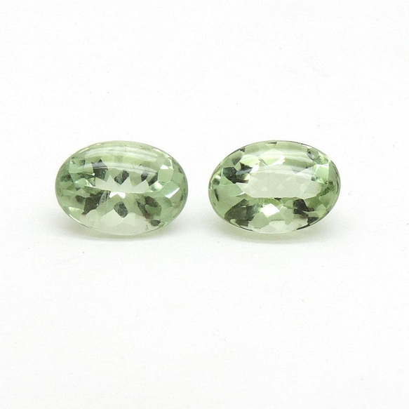 アメジスト（2pcs）／Green Amethyst 1枚目の画像