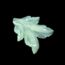 アゲート／Leaf Carving Aqua Agate 3枚目の画像
