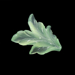 アゲート／Leaf Carving Aqua Agate 4枚目の画像