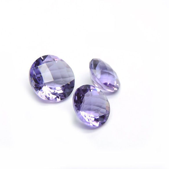 アメジスト(3ピース)／Round Cut Amethyst 2枚目の画像