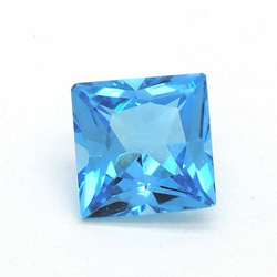 トパーズ／Square Cut Blue Topaz 1枚目の画像