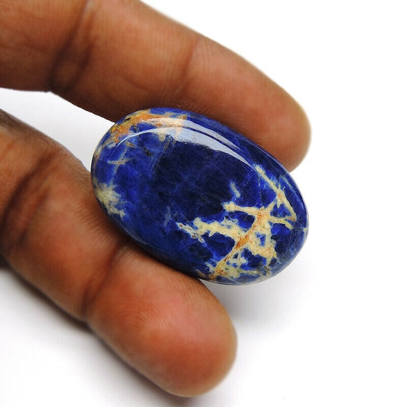 ソーダライト／Oval Shape Blue Sodalite 3枚目の画像