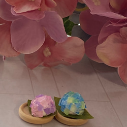 ひと足早い ミニチュア紫陽花❁✿✾  ✾✿❁︎ 5枚目の画像