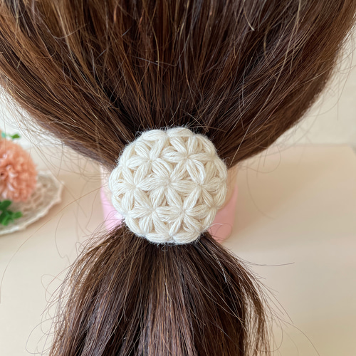 ❁hAnafany❁(専用) くるみボタン　鳥刺繍　ヘアゴム ❁hAnafany❁(専用)くるみボタン 立体刺繍 ブローチ