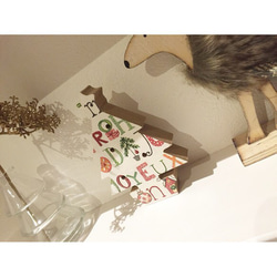 インテリア ウッド オブジェ クリスマス ツリー クリスマス柄 置物 木製 2枚目の画像