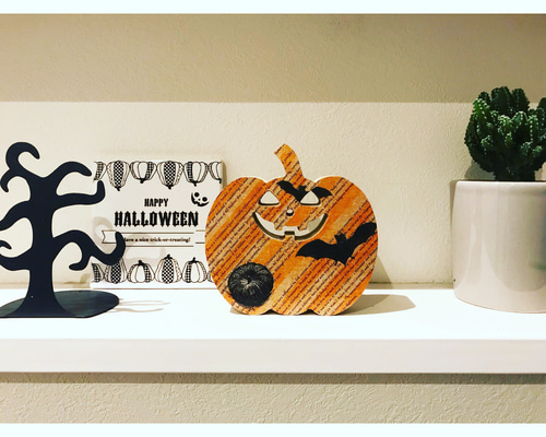 ハロウィン 家型オブジェ ハロウィン 置物 オブジェ オーナメント カボチャの汽車