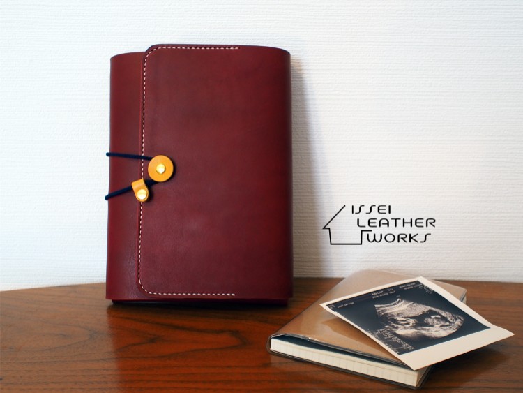 イタリア本革❄ターコイズ糸stitchスマホケース　ギボシ留✋手縫いハンドメイド CRISTY KEY CARD CASE / DIPLO FJORD｜シュリンクレザー 本革
