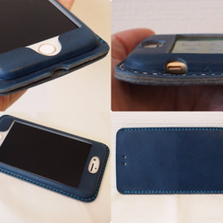 手工縫製真皮 iPhone 8 保護殼栃木皮革 第2張的照片