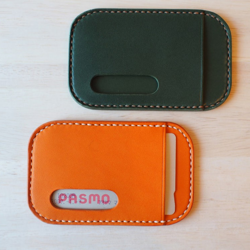 手縫いの本革製品】 パスケース 糸島市 / BLESS 革 レザー 定期