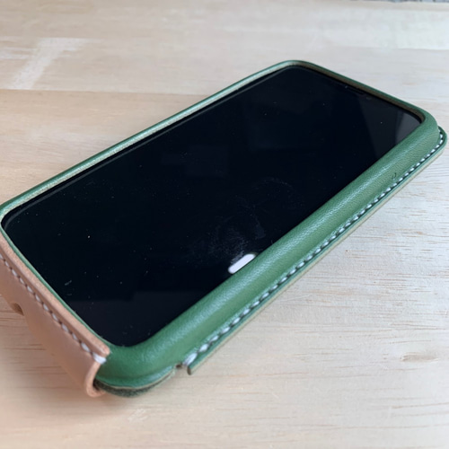 手縫い・本革のiPhoneX MAX/iPhoneXS MAXカバー ケース 栃木