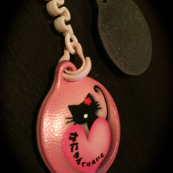 スマホクリーナー ♡猫 ピンク色 3枚目の画像