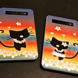 【受注生産】モバイルバッテリー◆フラガール猫 4枚目の画像