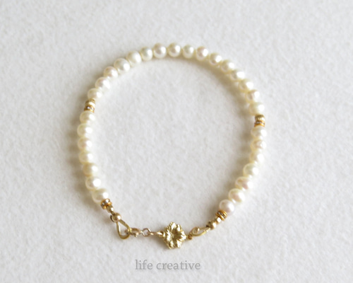 淡水パールのブレスレット ブレスレット life creative 通販