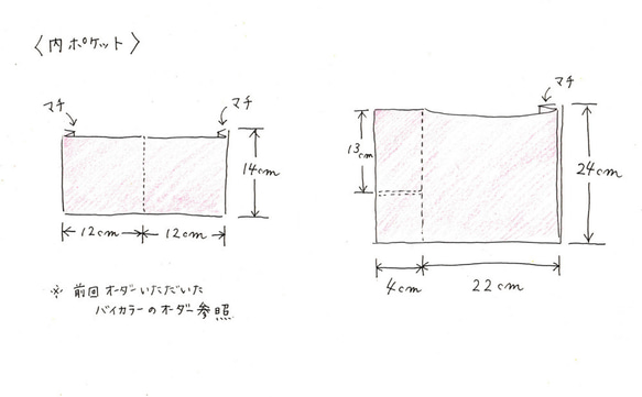 T様専用ご注文ページ【撥水ナイロンのレザーハンドルトート】 3枚目の画像