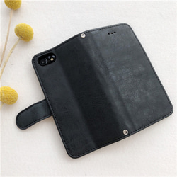 iPhone11 手帳型 スマホケース ショルダー斜め掛けチェーンセット 保護カバー 4枚目の画像