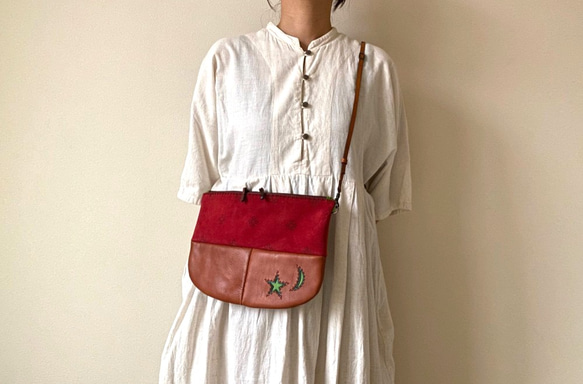 オジャガデザイン カラフルレザーショルダーバッグ オジャガデザイン カラフルレザーショルダーバッグ