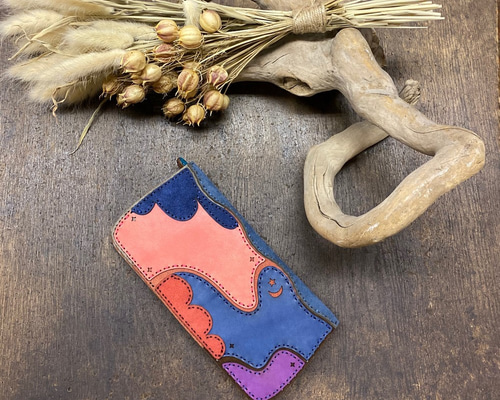 限定品 ハンドメイド パッチワーク ロングウォレット BOTEIN