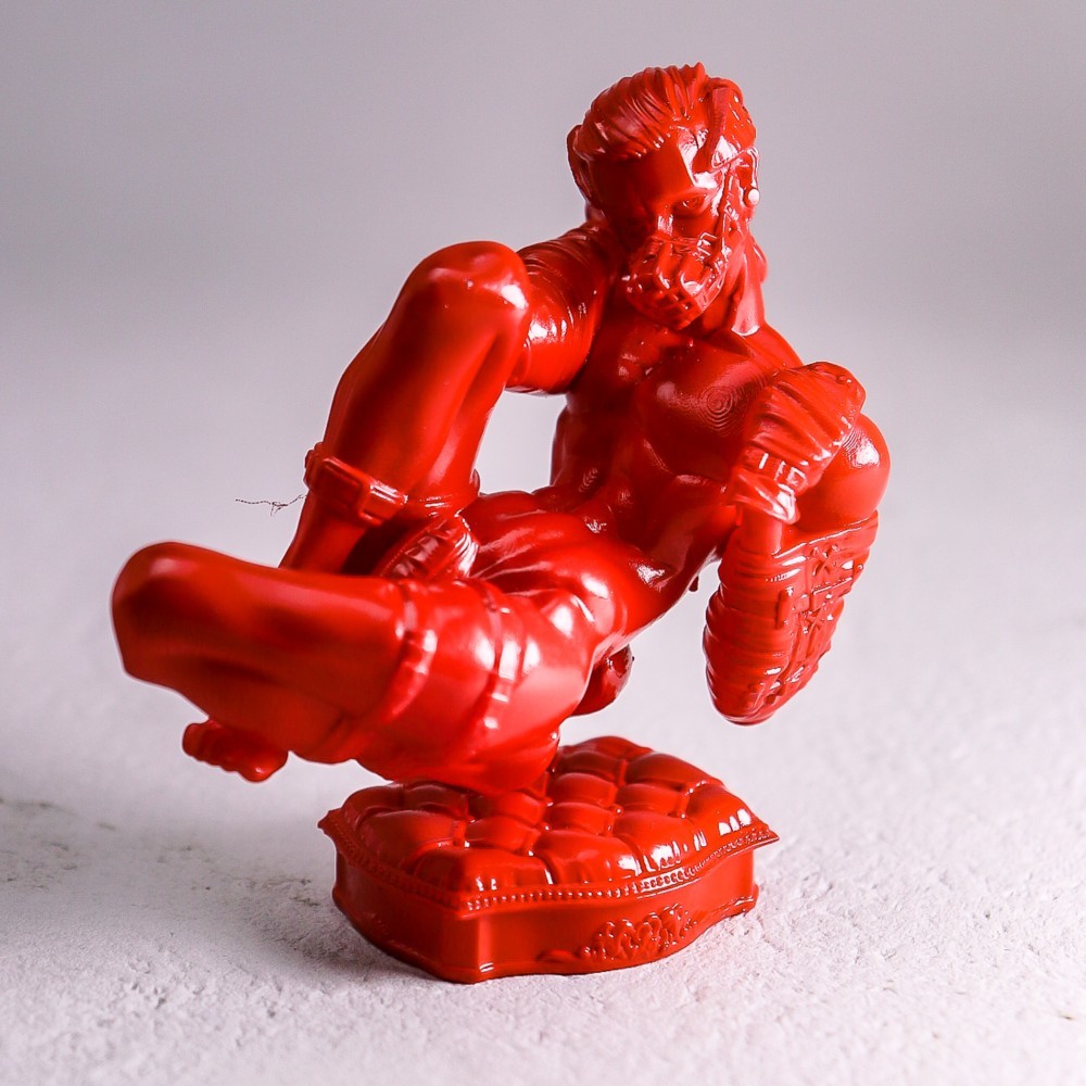 A little quiet, dog boy "RED" / STATUE