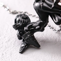 A little quiet, dog girl "BLACK"  / PENDANT 5枚目の画像