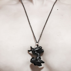 A little quiet, dog girl "BLACK"  / PENDANT 10枚目の画像