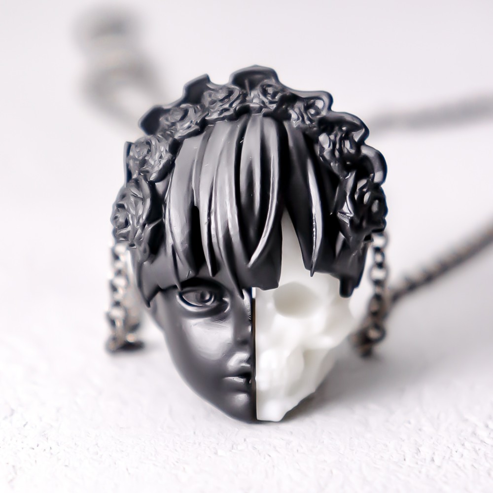 依存と孤独 "BLACK×WHITE"  / Dependence and loneliness  PENDANT