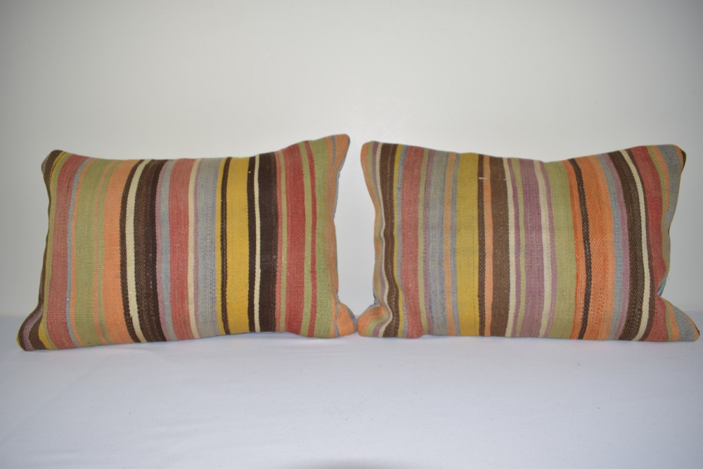 ヴィンテージ キリム クッションカバー 2枚セット ヴィンテージ キリム