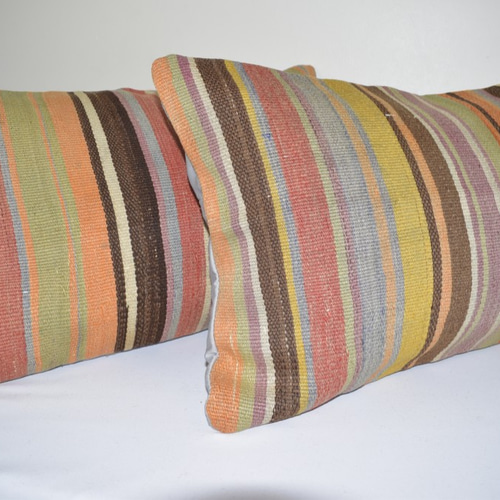 キリム クッション カバー 2枚セット 40 x 60 cm キリム クッション