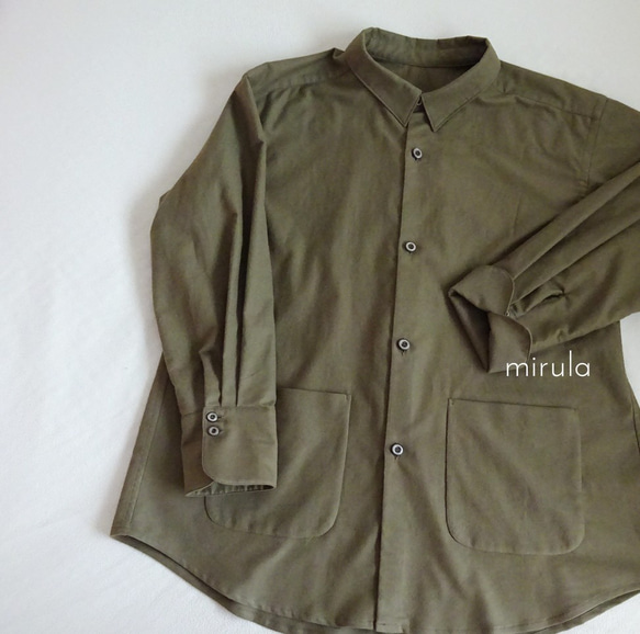 original  shirt  #2〈brown〉 1枚目の画像