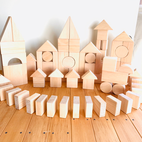 積み木 390枚KAPLA風 木製知育積み木400枚モンテッソリー