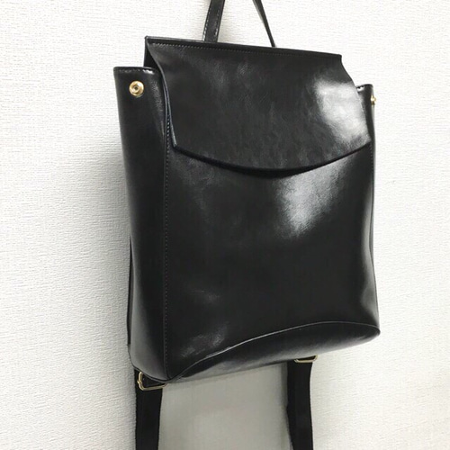 柔らかい上質な本革の大きめ3wayリュック&ショルダー リュック