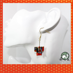 Origami KAZARI KIMONO earrings 【1pair】 第2張的照片