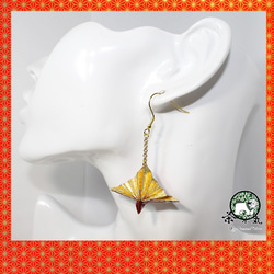 Origami CELEBRATION CRANE earrings【1pair】 第2張的照片