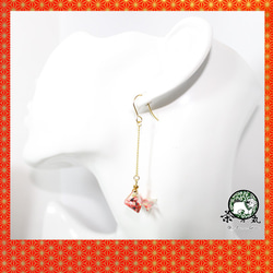 Origami GOLDFISH earrings【1pair】 第2張的照片