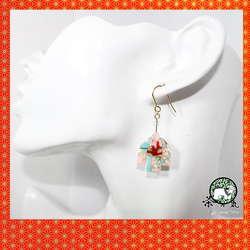 Origami KIMONO earrings【1pair】 第2張的照片