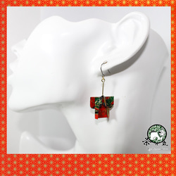 Origami KAZARI KIMONO earrings 【1pair】 第2張的照片