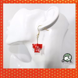 Origami KAZARI KIMONO earrings 【1pair】 第2張的照片