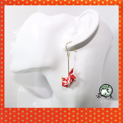 Origami RABBIT earrings【1pair】 第2張的照片