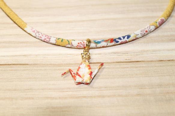 Origami Japanese CREPE necklace 第2張的照片