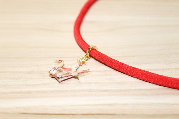 ORIGAMI JAPANESE CREPE NECKLACE 第1張的照片