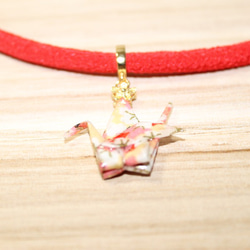 ORIGAMI JAPANESE CREPE NECKLACE 第2張的照片