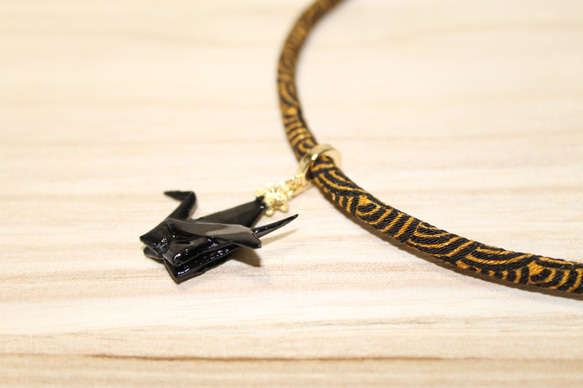 ORIGAMI JAPANESE CREPE NECKLACE 第1張的照片