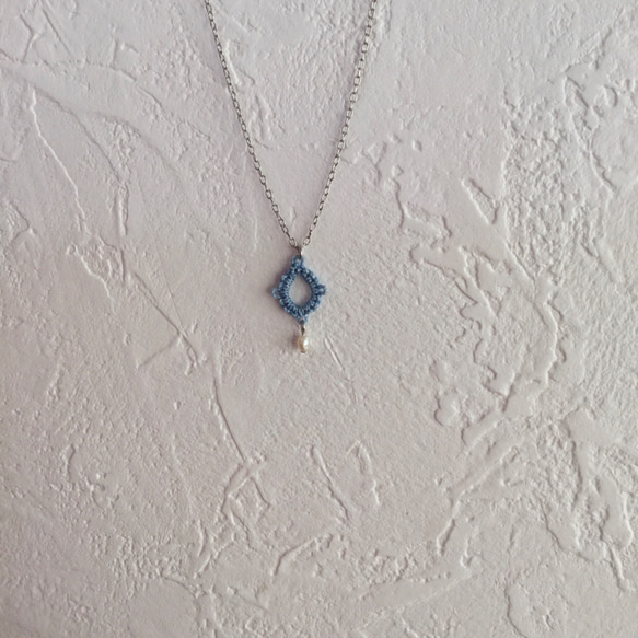 【数量限定6点 夏の福袋】藍染糸のネックレスのセット 3枚目の画像