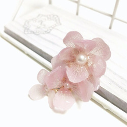 貨真價實的绣球花<Sakura-colored>Ear Cuff(RP-CB-EC) 第1張的照片