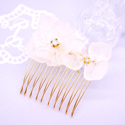 貨真價實的绣球花<夢系列>Hair Comb/髮梳（S）(RP-D-HC-S) 第3張的照片