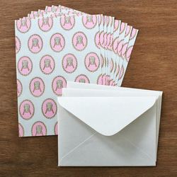 Letter Set - 動物とキノコ＆少女のブローチ 4枚目の画像