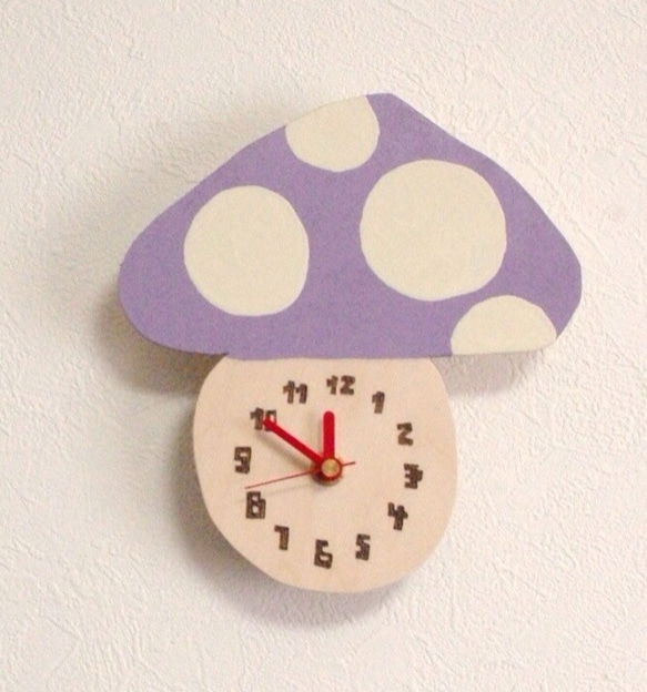 kinoko clock (maru) 1枚目の画像